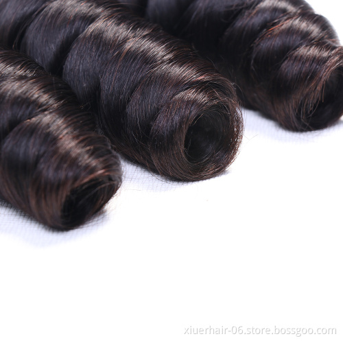 Wholesale Ready Stock 10A Wholesale Raw Mink Natural Cuticle Aligned Virgin Brazilian 100% Human Hair Bundles with Closure